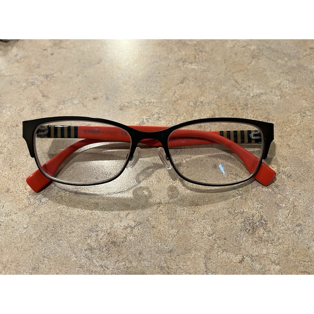 Fendi Eyeglasses, Frames Only, FF0033, EQP, 53-17-140, Plastic, Made in Italy